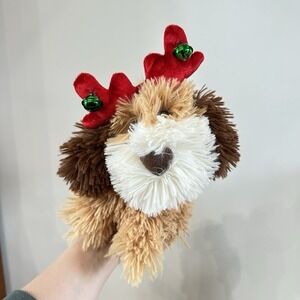Dan Dee Shaggy Puppy Dog Plush 10" Christmas Animated Musical Dancing Works 2016